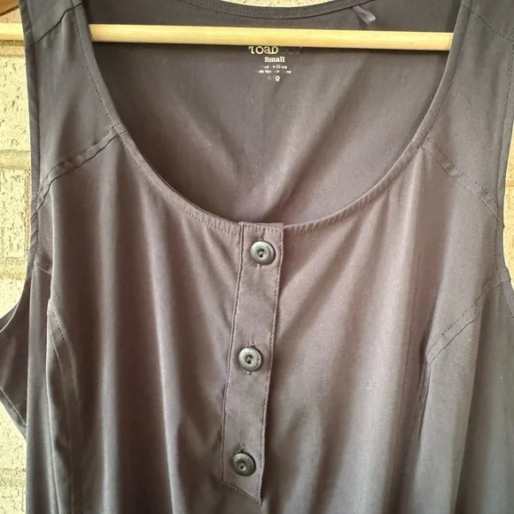 Toad&Co Women's Black Sleeveless Athletic/Performance Dress - Picture 4 of 5